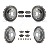 Front Rear Coat Brake Rotor Ceramic Pad Kit For Mercedes-Benz GLA250 CLA250 QX30