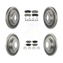 Charger l'image dans la galerie, Front Rear Coat Brake Rotors Ceramic Pad Kit For Ford Fusion Mazda 6 Lincoln MKZ