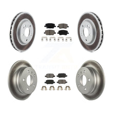 Charger l&#39;image dans la galerie, [Front+Rear] 2006-2011 Mercedes-Benz B200 Premium Coated Rotors &amp; Ceramic Pads Brake Kit For Max Braking