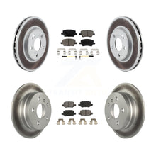 Load image into Gallery viewer, [Front+Rear] 2006-2011 Mercedes-Benz B200 Premium Coated Rotors &amp; Ceramic Pads Brake Kit For Max Braking