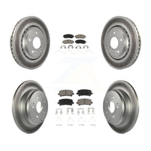 Charger l&#39;image dans la galerie, [Front+Rear] 2015-2017 Honda Odyssey Premium Coated Rotors &amp; Ceramic Pads Brake Kit For Max Braking