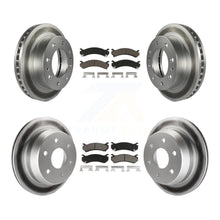 Load image into Gallery viewer, Front Rear Coat Brake Rotors Ceramic Pad Kit For Chevrolet Silverado 2500 HD GMC