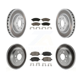 Front Rear Coat Brake Rotor Ceramic Pad Kit For Chevrolet Uplander Buick Terraza