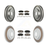 Front Rear Coat Brake Rotor Ceramic Pad Kit For Chevrolet Uplander Buick Terraza