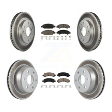 Charger l'image dans la galerie, Front Rear Coat Disc Brake Rotors Ceramic Pad Kit For Chevrolet Express 1500 GMC