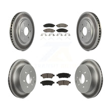 Load image into Gallery viewer, [Front+Rear] 2006-2007 Nissan Xterra Premium Coated Rotors &amp; Ceramic Pads Brake Kit For Max Braking