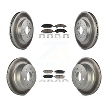 Charger l'image dans la galerie, Front Rear Coat Brake Rotors Ceramic Pad Kit For Chevrolet Tahoe GMC Suburban XL