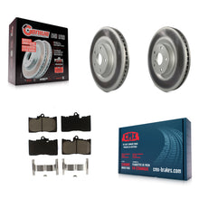 Charger l'image dans la galerie, Front Coat Brake Rotors Ceramic Pad Kit For Lexus GS350 IS300 IS350 RC350 IS200t