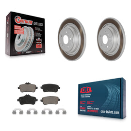 Rear Coat Disc Brake Rotors Ceramic Pad Kit For Mercedes-Benz ML350 GLE350 ML250