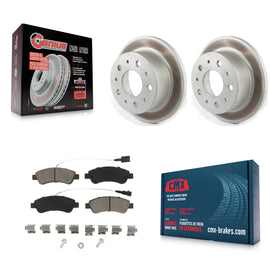 Rear Coated Disc Brake Rotors & Ceramic Pad Kit For Ram ProMaster 1500 2500 3500