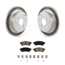 Charger l&#39;image dans la galerie, Rear Coated Disc Brake Rotors And Ceramic Pads Kit For Toyota Prius V Mirai