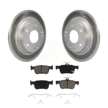 Load image into Gallery viewer, Rear Coated Disc Brake Rotors And Ceramic Pads Kit For Honda Civic