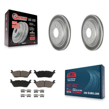 Load image into Gallery viewer, Rear Coated Disc Brake Rotor &amp; Ceramic Pad Kit For Ford F-150 Expedition Lincoln