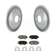 Load image into Gallery viewer, Rear Coated Brake Rotors Ceramic Pad Kit For 2017 Kia Cadenza Limited/Technology