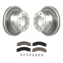 Charger l&#39;image dans la galerie, Rear Coat Brake Rotor Ceramic Pad Kit For Chevrolet Express 3500 GMC Savana 4500