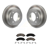 Rear Coat Brake Rotor Ceramic Pad Kit For Chevrolet Express 3500 2500 GMC Savana