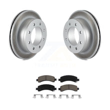 Charger l&#39;image dans la galerie, Rear Coat Brake Rotor Ceramic Pad Kit For Chevrolet Express 3500 2500 GMC Savana