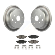 Load image into Gallery viewer, Rear Coated Disc Brake Rotors And Ceramic Pads Kit For Subaru WRX