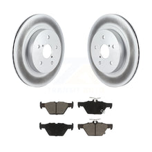 Load image into Gallery viewer, Rear Coated Disc Brake Rotors And Ceramic Pads Kit For Subaru Outback Legacy WRX