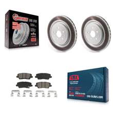 Load image into Gallery viewer, [Rear] 2015 Cadillac CTS 6.2L Premium Coated Rotors &amp; Ceramic Pads Brake Kit For Max Braking