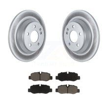 Charger l&#39;image dans la galerie, Rear Coated Disc Brake Rotors And Ceramic Pads Kit For Mercedes-Benz Metris