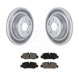 Rear Coated Disc Brake Rotors And Ceramic Pads Kit For Mercedes-Benz Metris
