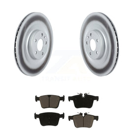 Rear Coated Brake Rotor Ceramic Pad Kit For Volvo XC90 With 340mm Diameter