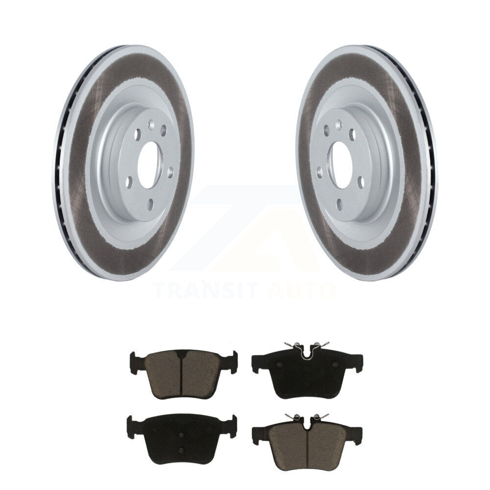 Rear Coated Brake Rotor Ceramic Pad Kit For Volvo XC90 With 320mm Diameter