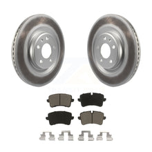 Load image into Gallery viewer, Rear Coated Brake Rotors Ceramic Pad Kit For Audi A6 Quattro A7 Porsche Macan A8