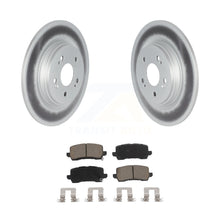 Load image into Gallery viewer, Rear Coated Disc Brake Rotors And Ceramic Pads Kit For 2018-2023 Honda Odyssey