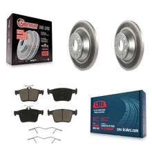 Load image into Gallery viewer, Rear Coated Disc Brake Rotor Ceramic Pad Kit For Volkswagen Tiguan Jetta Audi TT