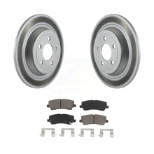 Load image into Gallery viewer, Rear Coated Disc Brake Rotors And Ceramic Pads Kit For Ford Mustang