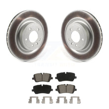 Load image into Gallery viewer, Rear Coat Disc Brake Rotors Ceramic Pad Kit For Land Rover Range Sport Discovery