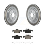 Rear Coat Brake Rotor Ceramic Pad Kit For Jaguar XF XJ XK S-Type XJ8 Vanden Plas