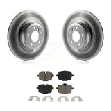Rear Coat Brake Rotors Ceramic Pad Kit For 16-19 BMW Alpina B6 xDrive Gran Coupe