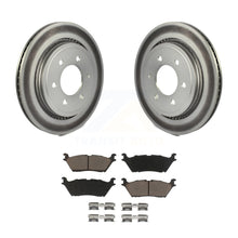 Charger l&#39;image dans la galerie, Rear Coat Brake Rotor Ceramic Pad Kit For Ford F-150 With Electric Parking