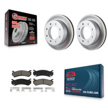 Load image into Gallery viewer, Rear Coat Brake Rotor Ceramic Pad Kit For Chevrolet Silverado 2500 HD GMC Sierra