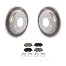 Load image into Gallery viewer, Rear Coated Disc Brake Rotors Ceramic Pad Kit For Hyundai Elantra Kia Niro Ioniq