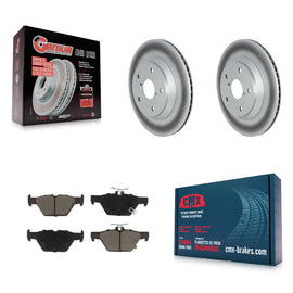 Rear Coated Disc Brake Rotors And Ceramic Pads Kit For Subaru Forester
