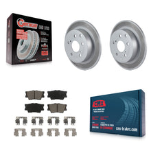 Load image into Gallery viewer, Rear Coated Disc Brake Rotors And Ceramic Pad Kit For Toyota Matrix Pontiac Vibe