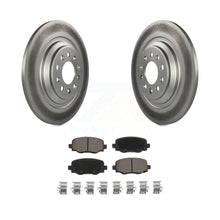 Charger l&#39;image dans la galerie, Rear Coated Disc Brake Rotors And Ceramic Pads Kit For Jeep Cherokee