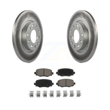 Charger l&#39;image dans la galerie, Rear Coated Disc Brake Rotors And Ceramic Pad Kit For Jeep Cherokee Chrysler 200