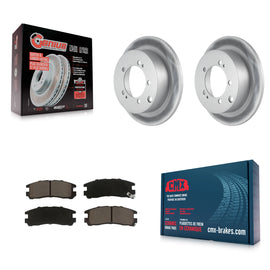 Rear Coat Disc Brake Rotor Ceramic Pad Kit For Mitsubishi Chrysler Sebring Dodge