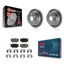 Charger l'image dans la galerie, Rear Coated Disc Brake Rotor Ceramic Pad Kit For Toyota Camry Lexus ES350 Avalon