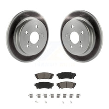 Charger l&#39;image dans la galerie, Rear Coated Brake Rotors Ceramic Pad Kit For Toyota Camry RAV4 Lexus NX200t C-HR