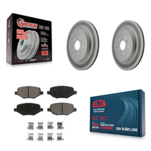 Charger l'image dans la galerie, Rear Coat Brake Rotor Ceramic Pad Kit For Ford Explorer Taurus Flex Police Sedan