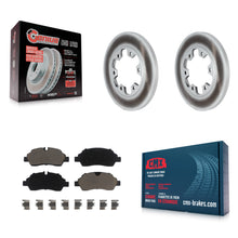 Charger l'image dans la galerie, Rear Coat Brake Rotors Ceramic Pad Kit For Ford Transit-350 HD With 6 Lug Wheels
