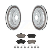 Charger l&#39;image dans la galerie, Rear Coat Brake Rotor Ceramic Pad Kit For Mercedes-Benz GLS450 GL450 GLS550 ML63