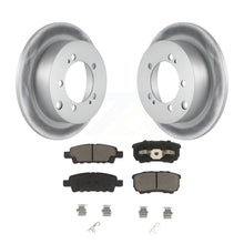 Charger l&#39;image dans la galerie, Rear Coated Disc Brake Rotor And Ceramic Pad Kit For Mitsubishi Lancer Outlander