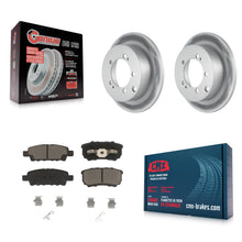 Load image into Gallery viewer, Rear Coated Disc Brake Rotor And Ceramic Pad Kit For Mitsubishi Lancer Outlander